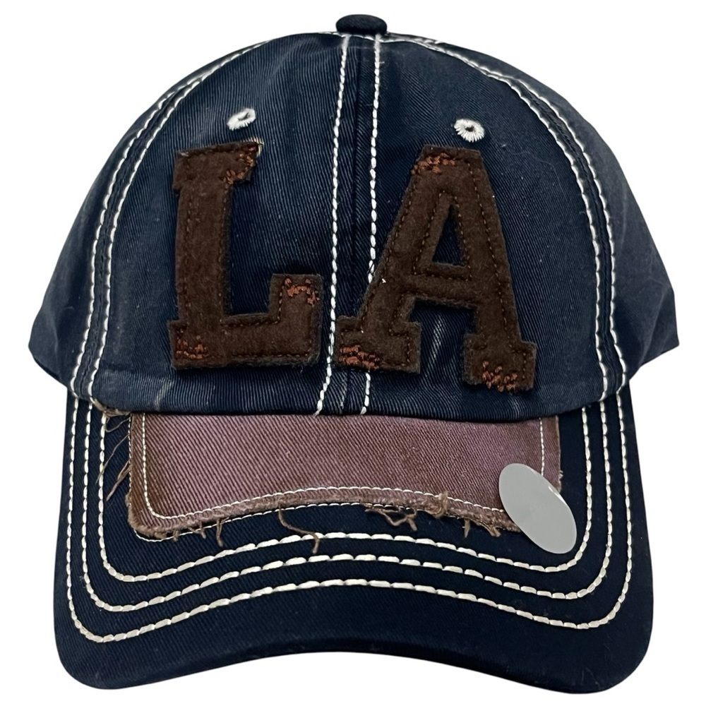 ASLAN Headwear Los Angeles "LA" Adjustable Ball Cap